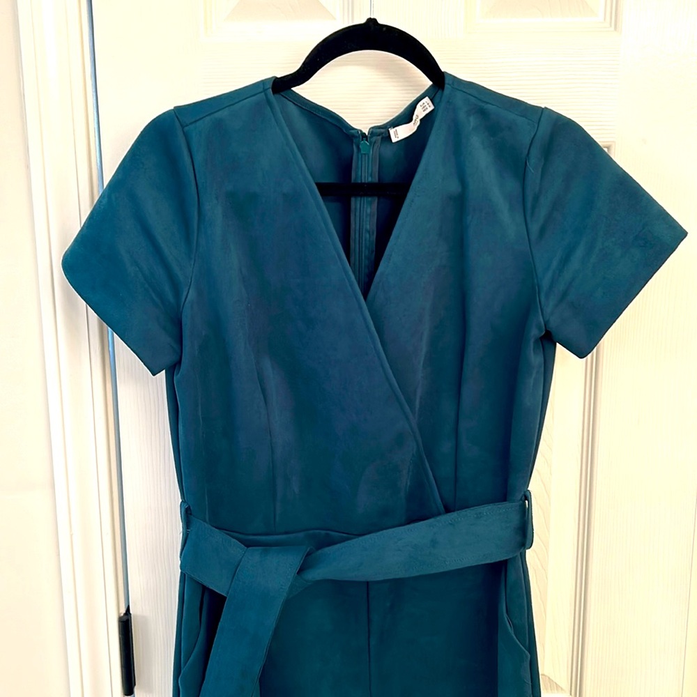 Suede Green Jumpsuit